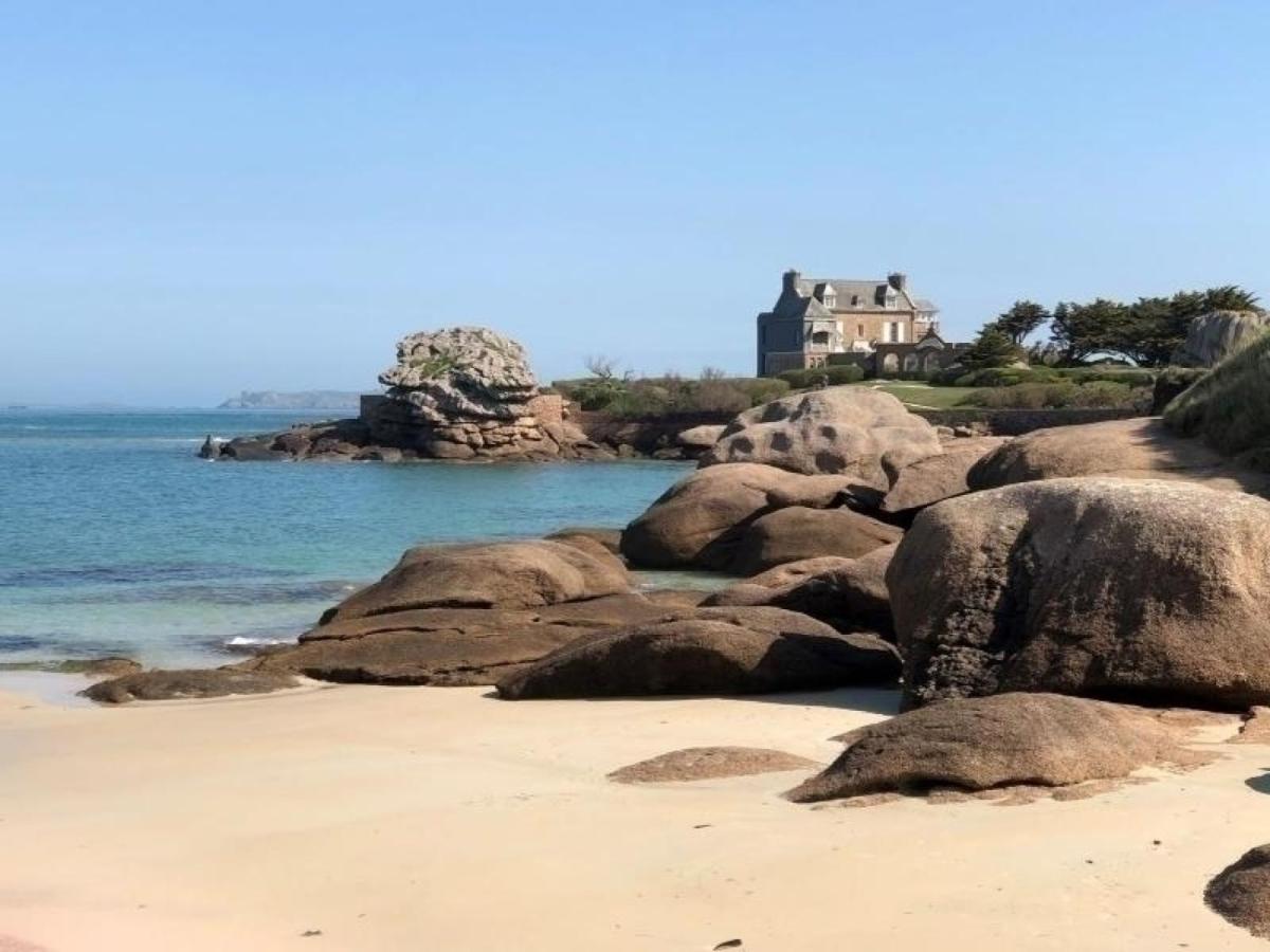 Appartement Spacieux Avec Wifi Et Parking A Tregastel, Proche Plage - Fr-1-368-18 Buitenkant foto
