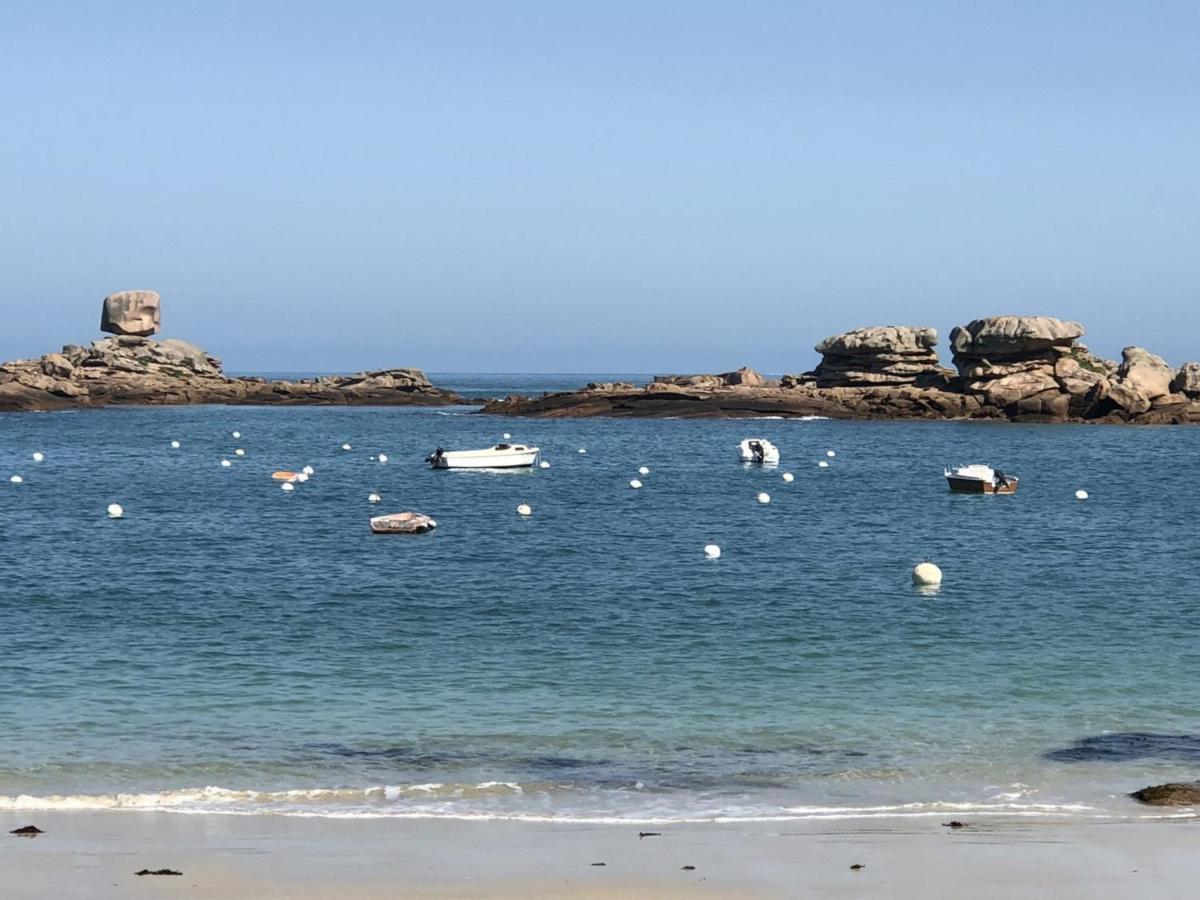 Appartement Spacieux Avec Wifi Et Parking A Tregastel, Proche Plage - Fr-1-368-18 Buitenkant foto