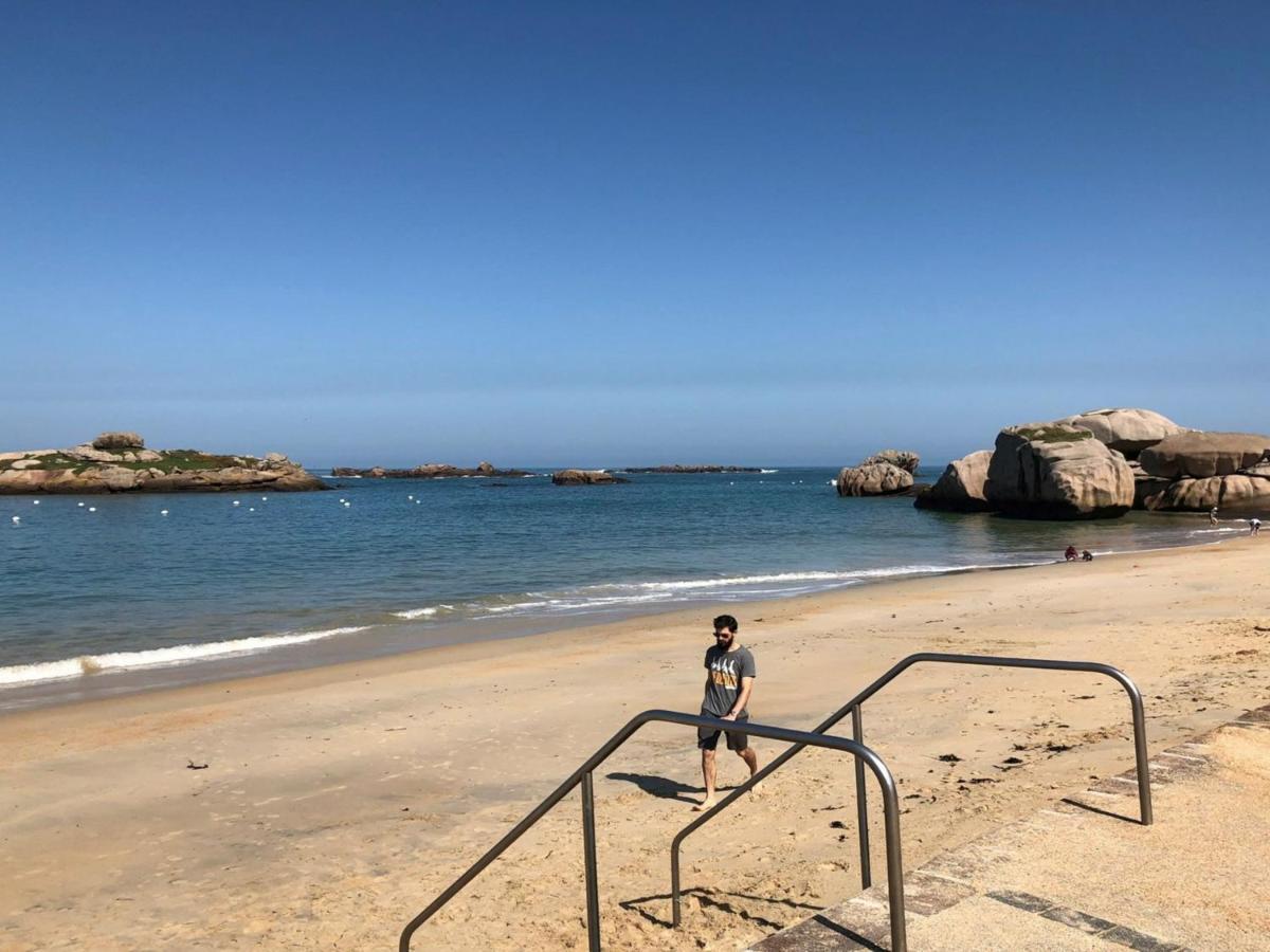 Appartement Spacieux Avec Wifi Et Parking A Tregastel, Proche Plage - Fr-1-368-18 Buitenkant foto