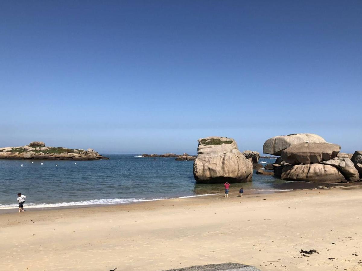 Appartement Spacieux Avec Wifi Et Parking A Tregastel, Proche Plage - Fr-1-368-18 Buitenkant foto